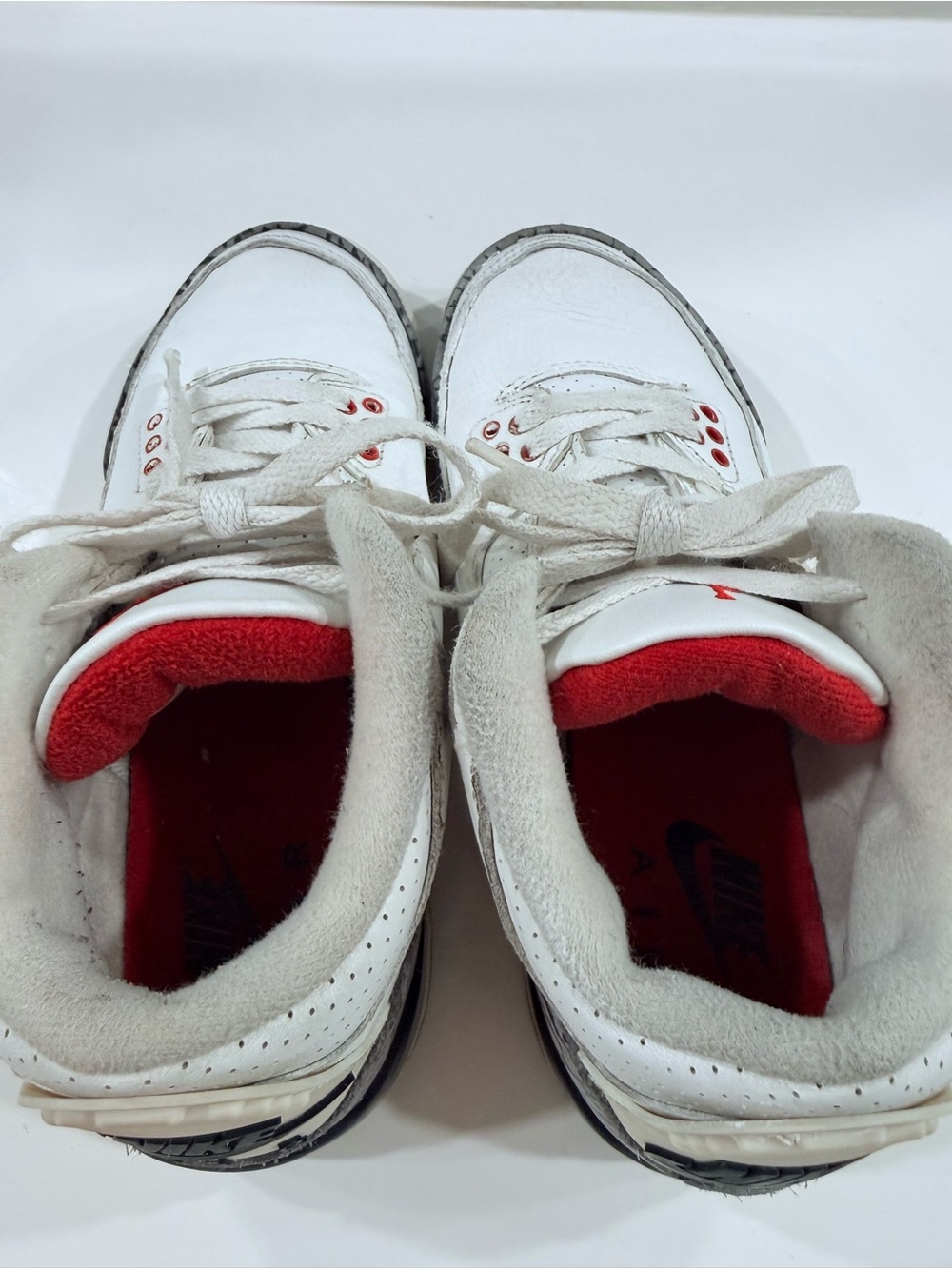Jordan 3 Retro White Cement Youth Sz 4 - Picture 6 of 7